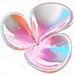3D立体粉色花瓣贴纸