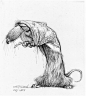 Carter Goodrich 插画 线稿