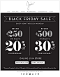 Black Friday Email - Content DON'Ts