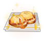 Adventurer's Breakfast Sandwich : Adventurer's Breakfast Sandwich is a food item that the player can cook. The recipe for Adventurer's Breakfast Sandwich is available from Hertha for reaching Reputation level 4 in Mondstadt. Depending on the quality, Adve