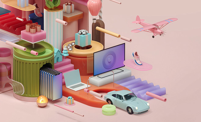 3D graphic design  i...