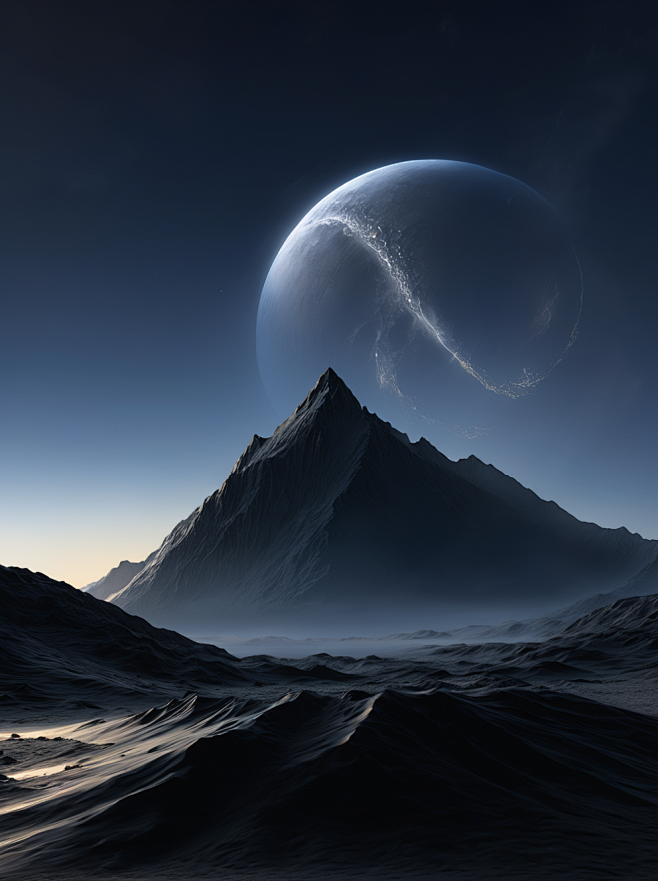科技未来幻想宇宙空间星球电商背景