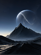 科技未来幻想宇宙空间星球电商背景
