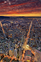 摄影 城市 夜街景 