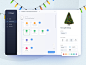 Automated Hack #19 - Automated Holiday Decorations ui clean holiday settings tree steps flowchart website webpage dashboard decorations automation christmas