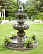 Who knew Neiman Marcus sold gorgeous Fountains?! I love this.. Three-Tier "Castle" Fountain