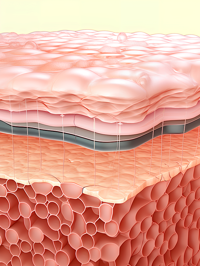 皮肤结构图创意效果图 (1)