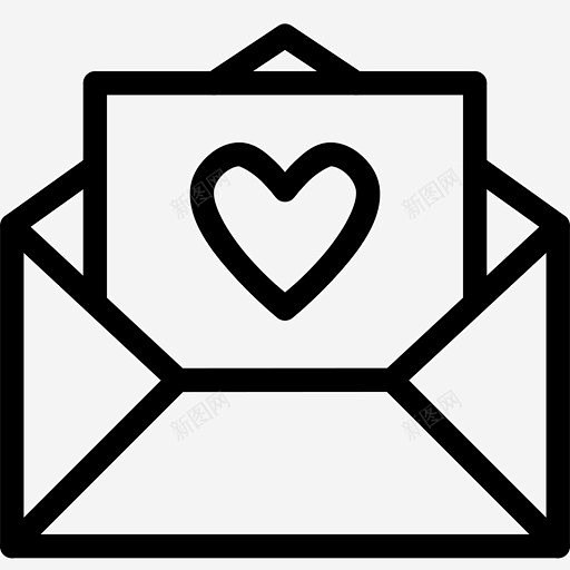 卡片祝福邮件图标 问候 icon 标识 标志 UI图标 设计图片 免费下载 页面网页 平面电商 创意素材