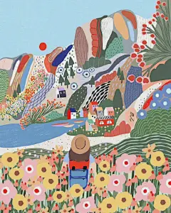 艺术家Marina Ester Castaldo 缤纷色彩 ​​​