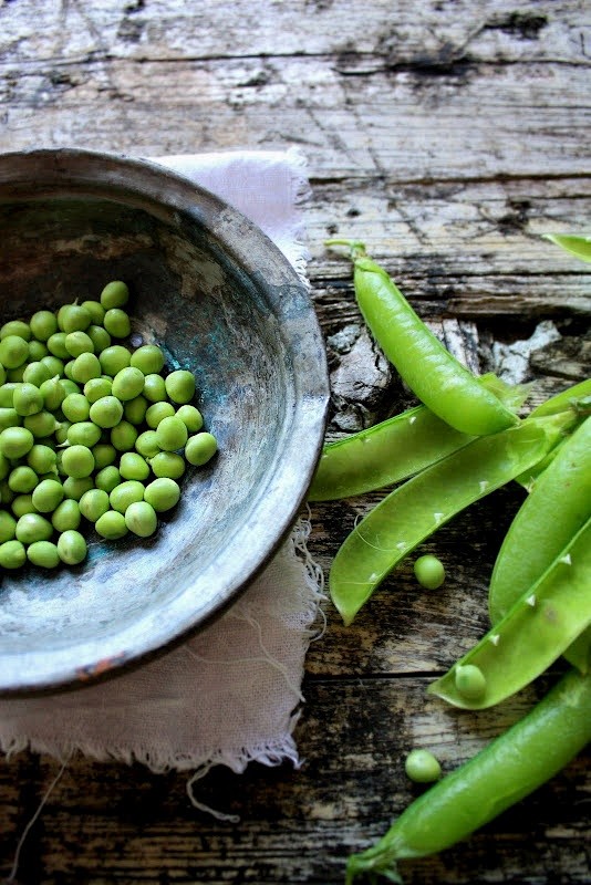 Fresh peas: 