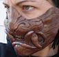 Cold cast copper demon mask by ~missmonster on deviantART
