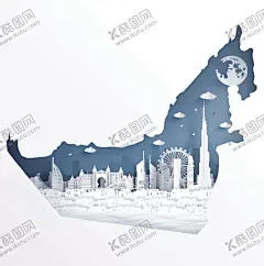城市建筑剪纸 【酷图网】旅游海报,国外旅游,剪纸,城市剪纸,纸雕,城市纸雕,世界城市,城市剪影,旅游广告,贺卡,设计素材,背景,城市天际线,卡通城市,手绘城市