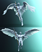 Sacrosanct: Poses and Expressions for Genesis 8 and Morningstar Wings | 3D Models and 3D Software by Daz 3D
