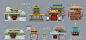 Q版网游建筑物设定-中式 由 石头 创作 | leewiART 乐艺 建立你的个人艺术画廊，汇聚优秀的CG艺术作品