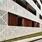 街道改造国际影城异形造型镂空暗架铝单板墙面隔断金属装饰材料