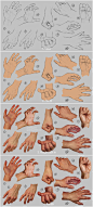 #人体# #部位# Hand study 2 - Steps by irysching 手