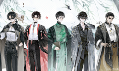 一天世界*采集到现代二次元插画