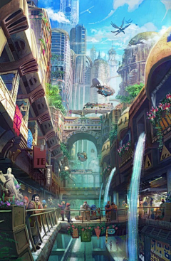 TOYPON采集到动漫场景