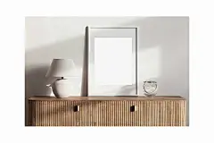 16款极简波西米亚风室内艺术品挂画海报照片展示效果图PSD木质相框样机模板素材 Artwork Frame Mockup Photo Bundle 1插图10