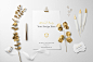 <span class='yzk_title_100134'>金色箔片花卉品牌样机模板 Golden Floral Branding Mockup</span>插图##样机模型##mockups##智能样机##贴图样机##效果图##智能图层##贴图样机模型##vi提案##国外样机##样机素材##设汇素材网##设汇