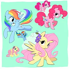 【图楼/搬运】彩虹小马优质美图_小马宝莉吧_百度贴吧