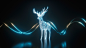 Lighten Deer : A lighten deer in a Christmas mood