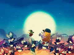 work for &quot;KEENY HOUSE&quot; : 为&quot;KEENY HOUSE&quot;设计的小刺猬keeny以及创作的壁纸