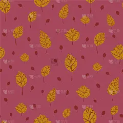 秋天,叶子,多色的,四方连续纹样,华丽的,纺织品,壁纸,装饰物,植物,绘制