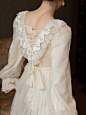 vintage古董裙欧式宫廷风洛丽塔在逃公主裙法式洋装小礼服连衣裙-淘宝网