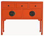 Double Happiness Tall Sideboard asian buffets and sideboards