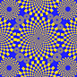 迷幻视错觉扭曲几何线条抽象螺旋背景图案矢量图素材