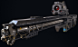 Railgun Rifle, Nicholas Cort : Railgun rifle highpoly model with some procedural materials I slapped together. Based on original concept by Pavel Proskurin https://www.artstation.com/artwork/ELY04
Got a finished uv mapped lowpoly as well...which... I'll t