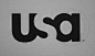 USA Networks - negative space logo. This is one of my favorite logos ever. I LOVE it.