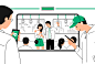 LINE USER SCENARIO ILLUSTRATION