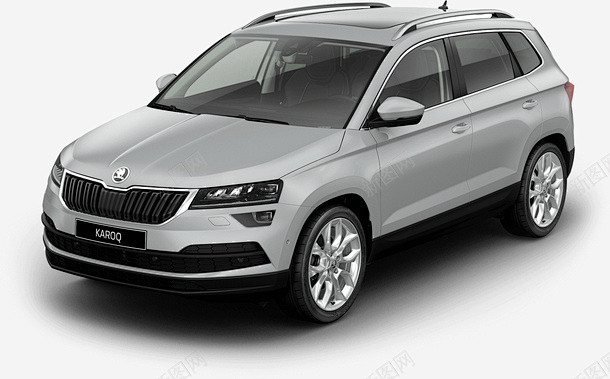 实物浅灰色斯柯达汽车高清素材设计图片页面网页平面电商创意素材png