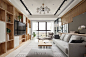 116平米日式原木风格装修效果图：原木的清香，舒适的家。 ​​​​