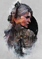 The Witcher 3 / Steelbooks : Series of artworks created for Limited Edition Steelbook covers for the next generation genre-defining video game The Witcher®3: Wild Hunt.