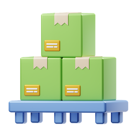 Boxes 3D Illustratio...