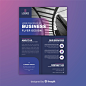 Business flyer template Free Vector
