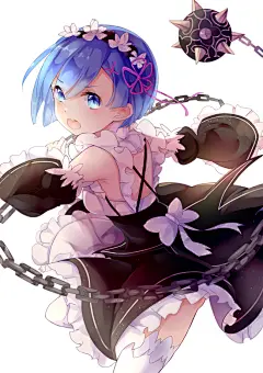 Re:从零开始的异世界生活 蕾姆 同人图 插画 壁纸 | 雷姆 | 半次元-第一中文COS绘画小说社区