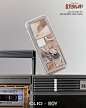 Photo by 클리오 CLIO official on August 20, 2024. May be an image of stereo, portable cassette player, poster and text.