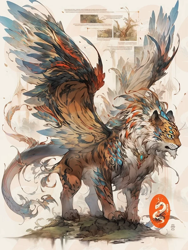 【山海经：穷奇】 - 小红书-花瓣网