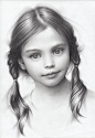 Portrait of a Girl, Andrey Belichenko : paper, pencil.