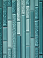 Turquoise Tile Backsplash | ... Horizontal Mosaic Glass Tile Kitchen Backsplash Bathroom Shower | eBay by mercedes