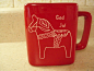 Dala horse mug