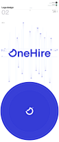 landing page onepage Website logo brand recruitment hiring UI/UX