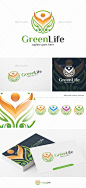 绿色生活/人——标志模板——人类标志模板Green Life / People - Logo Template - Humans Logo Templates美容、保健、清洁、环保、生态、能源、环境、健康、绿色、健身、健康、医疗、人类,叶子,树叶、生活、医疗、冥想、现代、自然、自然、人、纯洁、放松、spa、健康、瑜伽 beauty, care, clean, eco, ecology, energy, environment, fitness, green, gym, health, healthcare