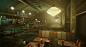 Ed's Diner, Carl Shedd : This was a project overtaken over the holiday break of 2017.  I wanted to create a series of environments that could all live within the same universe.  I had always wanted to make an establishment like Ed's, and when Grimmsorg St