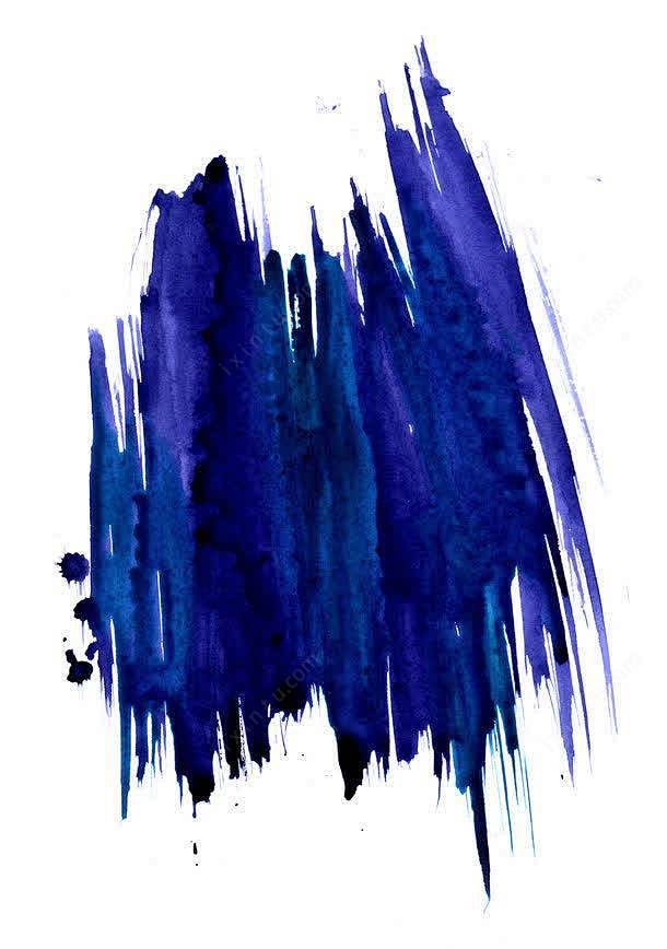 蓝色水彩笔触高清素材喷溅图片素材墨迹底纹背景水墨笔触水墨背景背景
