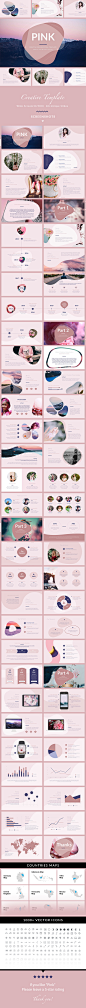 Pink - Minimal & Creative Keynote Template - Creative Keynote Templates